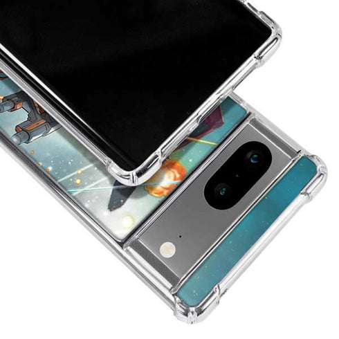 Marvel Star-Lord Galactic Showdown Google Pixel 8a Clear Case